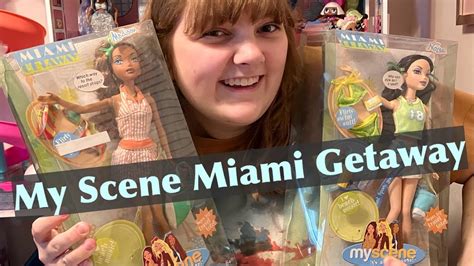 My Scene Miami Getaway Madison Nolee Dolls Unboxing Review Youtube