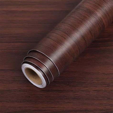 Jual Wallpaper Dinding Kayu Coklat Tua Cm X Meter Wallpaper