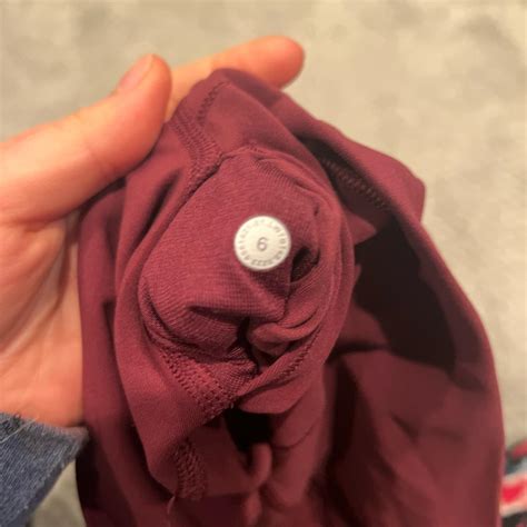 Lululemon Women S Burgundy Shorts Depop