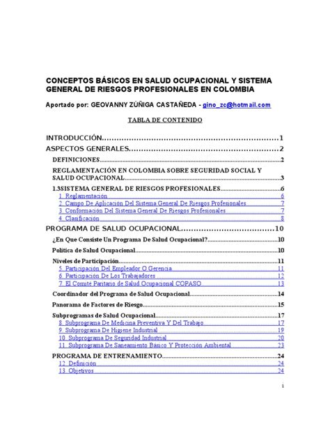 Pdf Conceptos Basicos De Salud Ocupacional Dokumen Tips