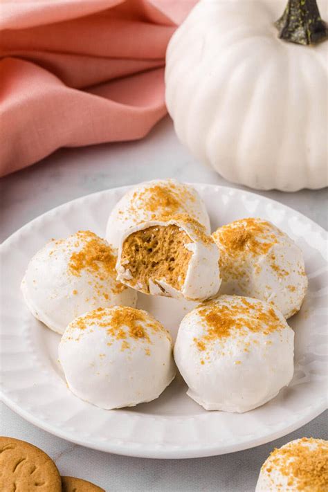 Decadent Pumpkin Spice Cream Cheese Truffles Recipe Bowl Me Over