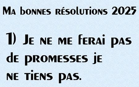 Bonnes Résolutions drôles 2025 Promesses du nouvel an humoristiques