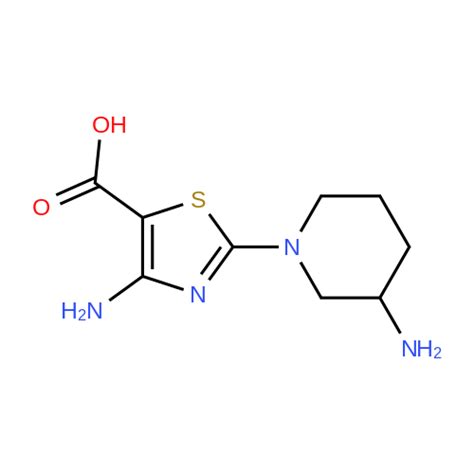 1355236 37 1 4 Amino 2 3 Aminopiperidin 1 Yl Thiazole 5 Carboxylic