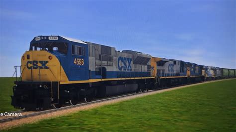 Trainz review: CSX SD80MAC - YouTube