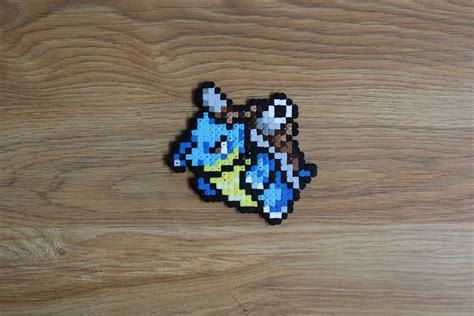 Pokemon Squirtle Wartortle Blastoise Perler Beads Etsy