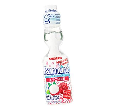 Ramune Japanese Marble Soda Choose your flavor (Lychee) | Gourmetian