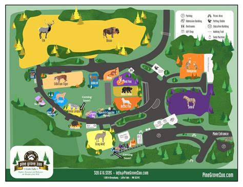 Zoo Map | Pine Grove Zoo