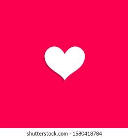 White Heart Isolated Vector Illustration Stock Vector (Royalty Free ...