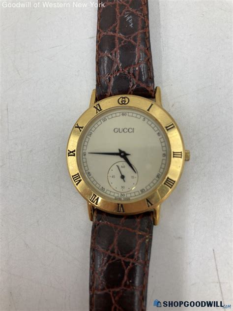 Vintage Mens Gucci Gold Plated Watch