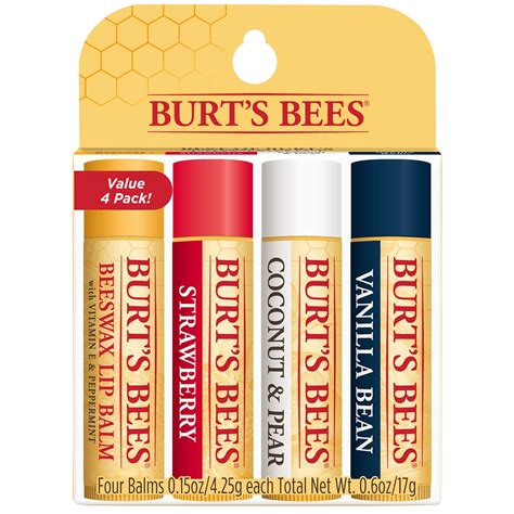 Pack de 4 Bálsamos labiales Best Of Burt s Burt s Bees