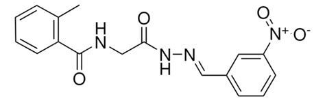 Methyl N Nitrobenzylidene Hydrazino Oxoethyl Benzamide