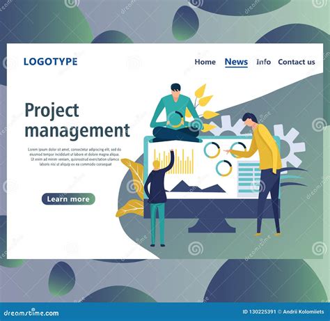 Project Management Website Template