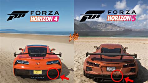 Forza Horizon 5 Vs Forza Horizon 4 Direct Comparison Attention To ...