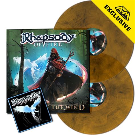 Rhapsody Of Fire Challenge The Wind Ltd Gtf Clear Orange Marbled