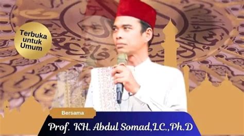 Selain Ke Lubuklinggau Ustadz Abdul Somad Juga Ceramah Di Muratara Catat Tanggalnya Dan Lokasinya