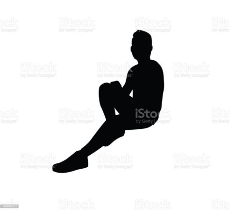 Seated Man Silhouette