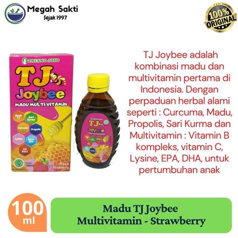 Mts Madu Tj Joybee Madu Multivitamin Plus Ml Rasa Strawberry