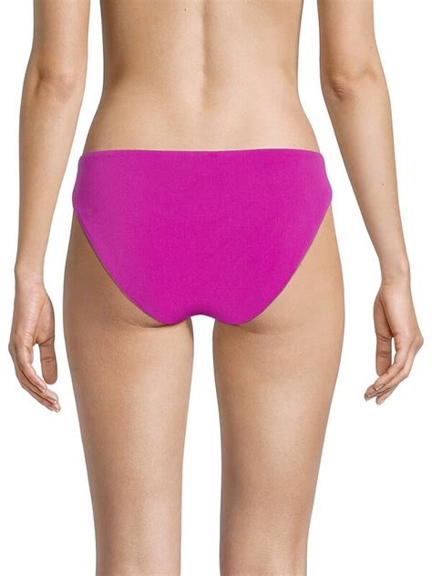 Robin Piccone Women S Aubrey Side Keyhole Bikini Bottom Bougainvillea