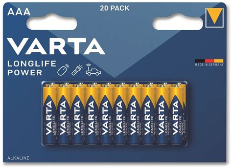 VARTA Longlife Power AAA Micro Au Meilleur Prix Sur Idealo Fr