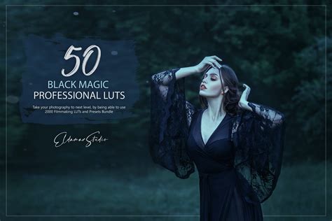 50个黑魔法恐怖效果滤镜LR预设 LUT预设 50 Black Magic LUTs and Presets Pack 设计小咖