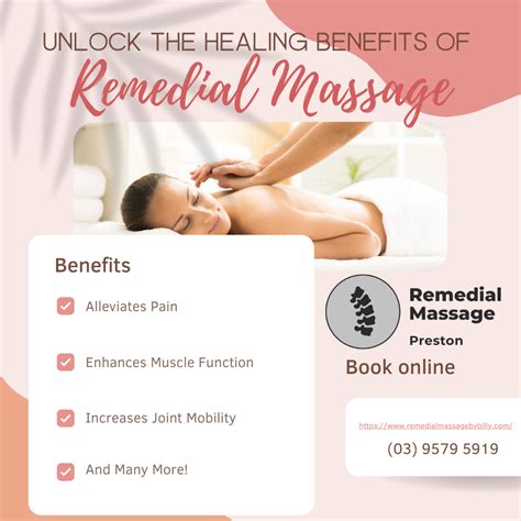 Unlock The Healing Benefits Of Remedial Massage Say Goodbye To