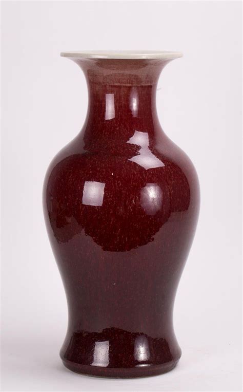 CHINESE OXBLOOD PORCELAIN VASE Feb 10 2015 G B Auction Gallery In