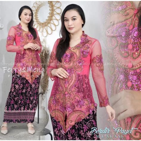 Jual Satoko Collection Kebaya Payet Juleha Setelan Kebaya Payet Bali