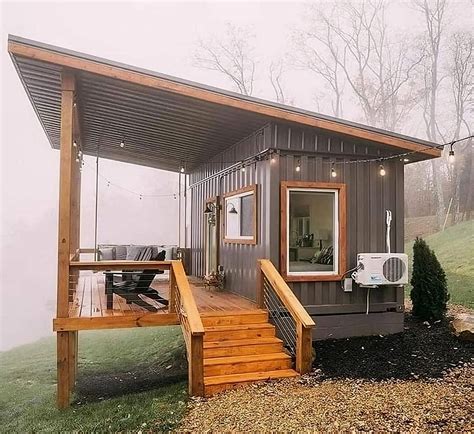 Simple Container Homemade Tiny House Universe