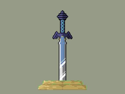 Master Sword Pixel by Jereme Valentine on Dribbble