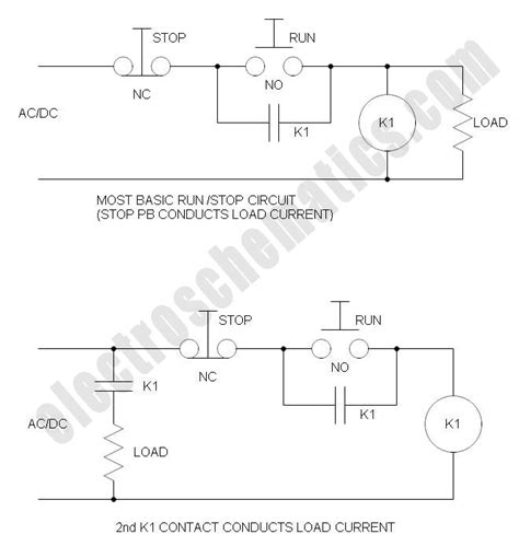 Self Latching Relay Circuit Diagram Wiring Flow Line