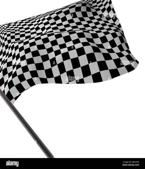 Large Checkered Flag Stock Photo Alamy