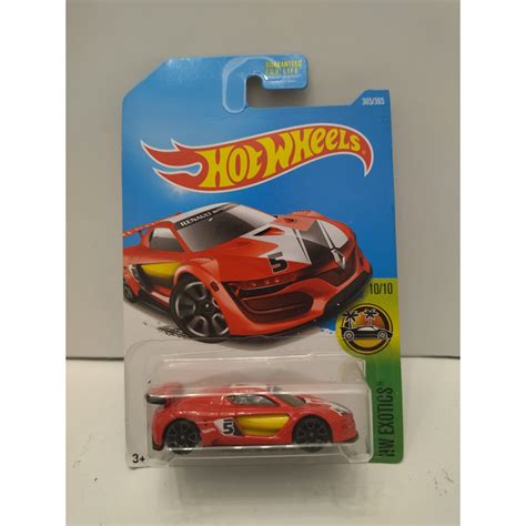 Renault Sport Rs 01 Red 10 10 Exotics 1 64 Hot Wheels Usa Card Bcn