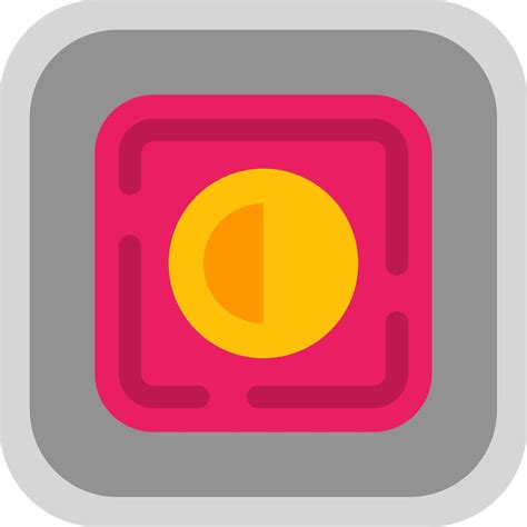 Brightness Flat Round Corner Icon 38772918 Vector Art at Vecteezy