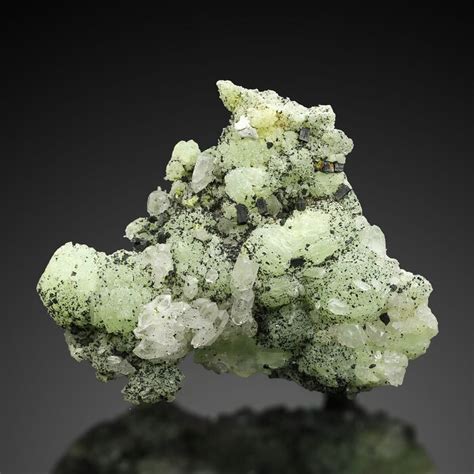 FINE BABINGTONITE Crystals On PREHNITE Crystal On Matrix Catawiki