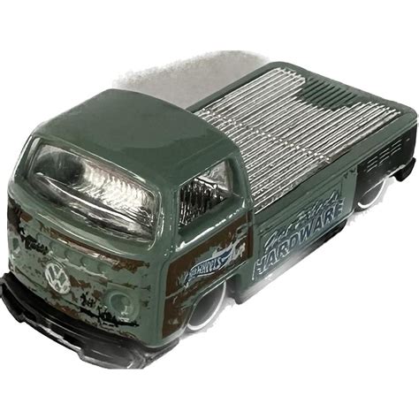 Carrinho Hot Wheels loose Carros Miniatura Volkswagen Kombi T2 Pick Up kombi coleção verde mini