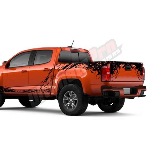 5 Mud Splash Sticker Sport Decal Vinyl Side Bed Tailgate Doors Etsy