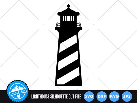 Nautical Lighthouse Svg Lighthouse Cut File By Ld Digital Thehungryjpeg