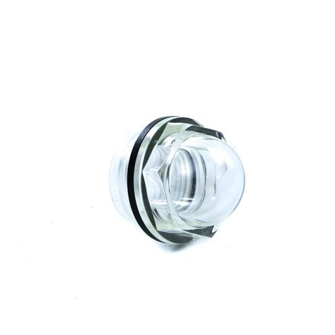 Mpparts Clear Plastic Sight Glass Fitting For Radiator Surge Tanks