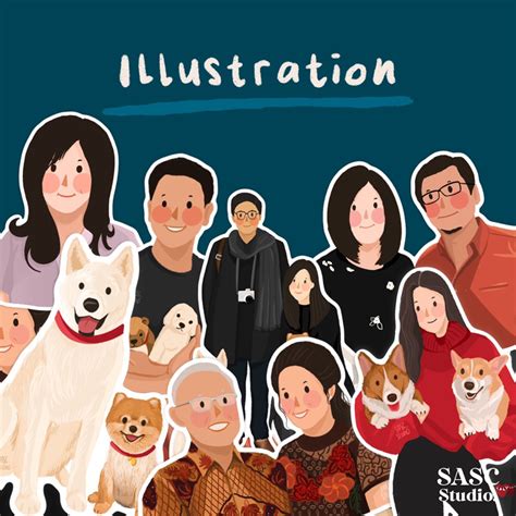 Jual Ilustrasi 1 HARI JADI Illustration Custom Hadiah Wisuda