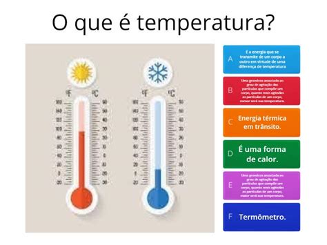 Atividade Temperatura E Calor Quiz