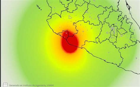 Mapa De Intensidad Macrosísmica Así Se Sintió El Temblor 7 7 En El