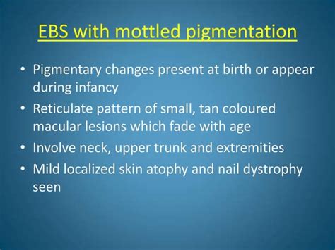 Genetic Epidermolysis Bullosa Ppt