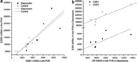 Correlation Between The Expression Levels Of Sex Hormone Receptors A