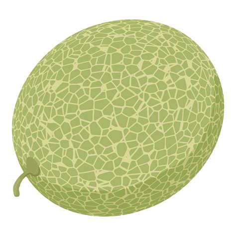 Whole garden melon icon, isometric style 14365065 Vector Art at Vecteezy