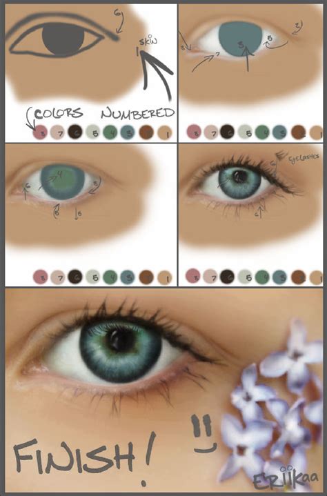 Eye Painting Tutorial By Eriikaa On Deviantart