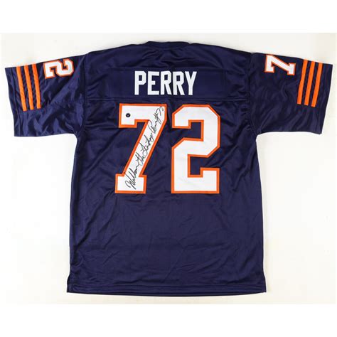 William Perry Signed Jersey Inscribed The Fridge Authentic Ink