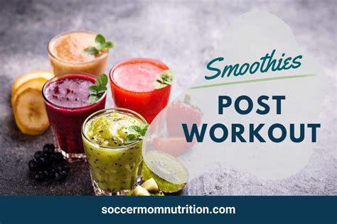 Post Workout Smoothies For Athlete Recovery