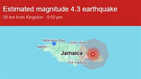 Earthquake Felt In Parts Of Jamaica | RJR News - Jamaican News Online