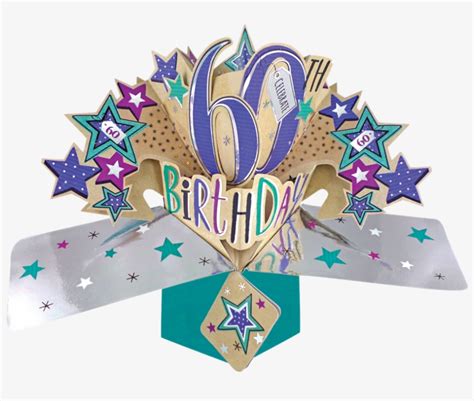 60th Birthday Card Svg