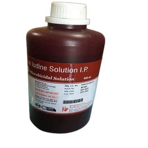 500 Ml Povidone Iodine Microbicidal Solution I P 5 At Rs 110 Bottle